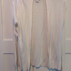 White cardigan